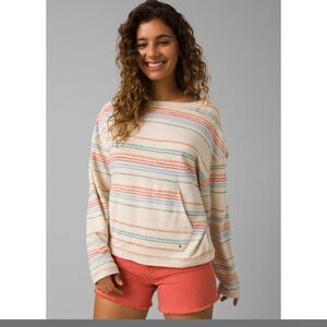 Prana stripe sweatshirt